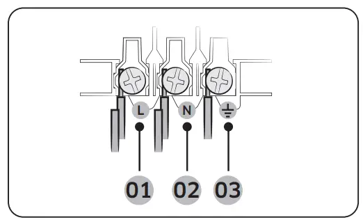 SAMSUNG NV7B44205AS Built In Electric Single Oven - Power connection