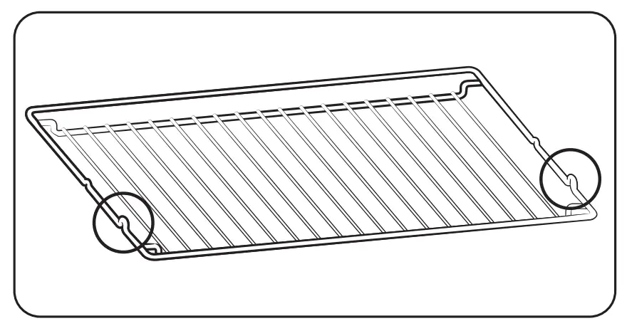 SAMSUNG NV7B44205AS Built In Electric Single Oven - wire rack
