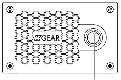 KGEAR GA41(L) Four Channel Switching Mode Power Amplifiers - Front