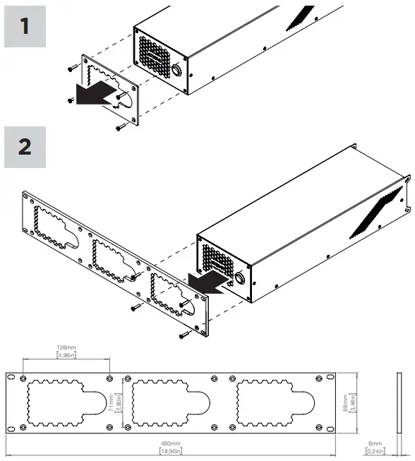 KGEAR GA41(L) Four Channel Switching Mode Power Amplifiers - Installation