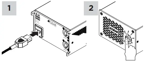 KGEAR GA41(L) Four Channel Switching Mode Power Amplifiers - Supply