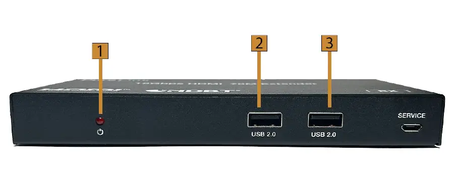 HW-100 4K and USB 2.0 Wall Plate Extender Switching System 3