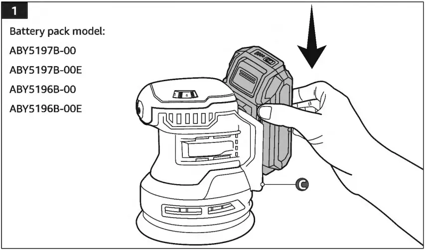 DENALI 18V Cordless Sander - fig 2
