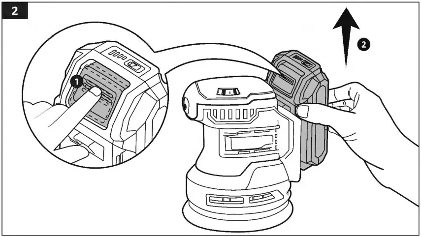 DENALI 18V Cordless Sander - fig 3