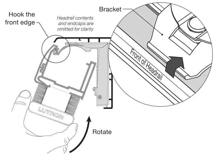 Hang the Shade in the Brackets