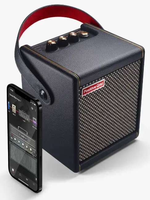 Positive Grid Spark MINI Portable Smart Guitar Amp and Bluetooth Speaker