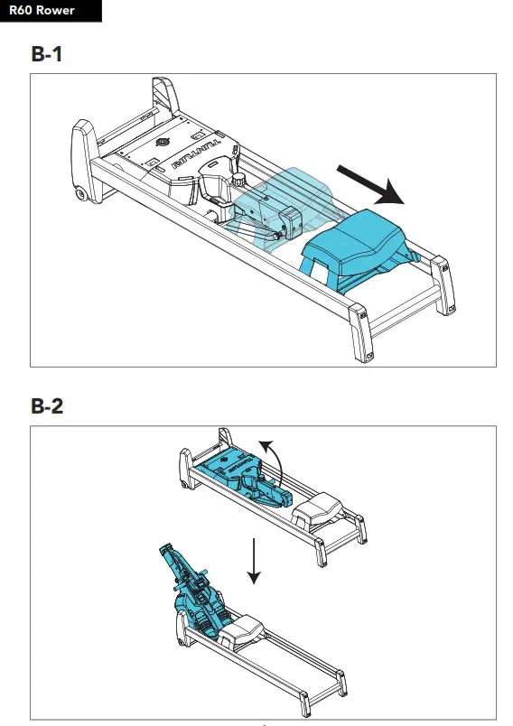 TUNTURI Performance R60 Rowing Machine - fig 1