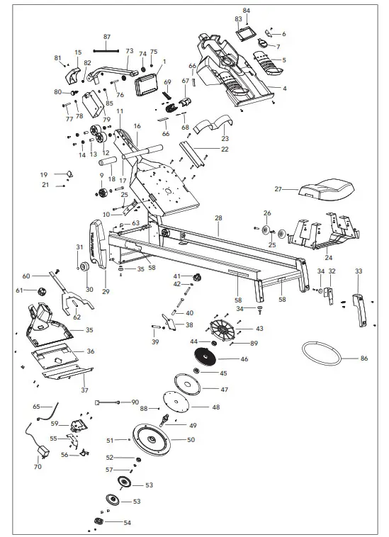 TUNTURI Performance R60 Rowing Machine - fig 16