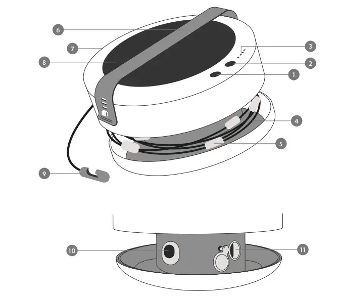 MPOWERD Luci 44 Ft Solar String Lights Plus Power Hub - Parts