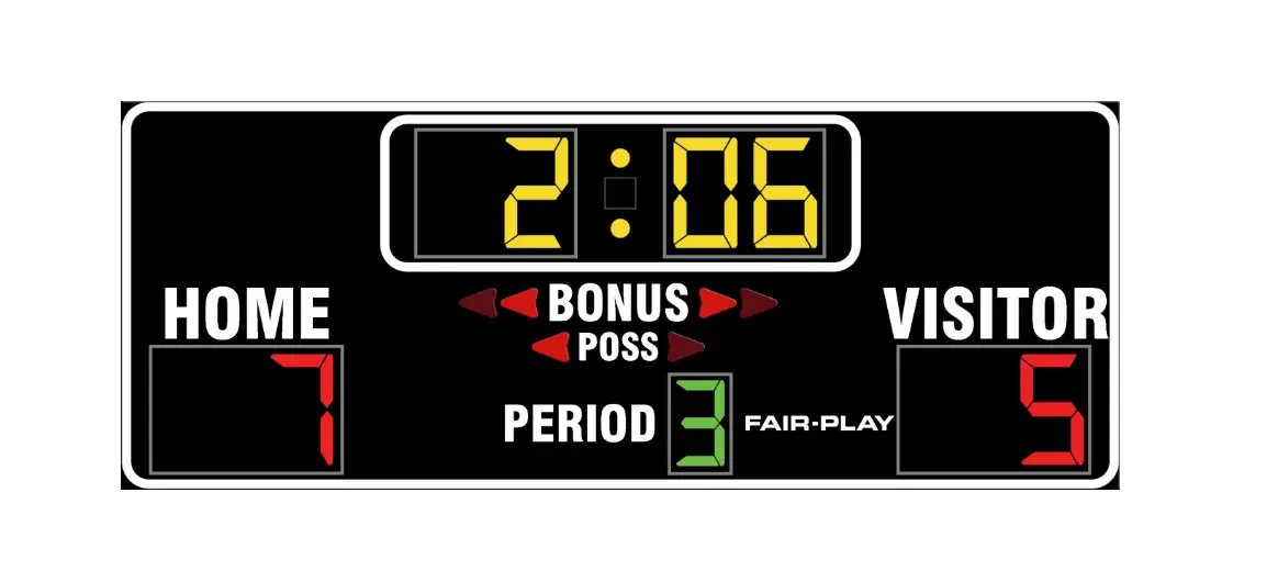 Fair-play Bb-3620-4 Basketball Scoreboard Instructions