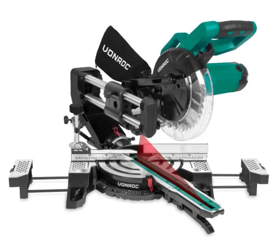 VONROC MS504AC Compact Sliding Mitre Saw Instruction