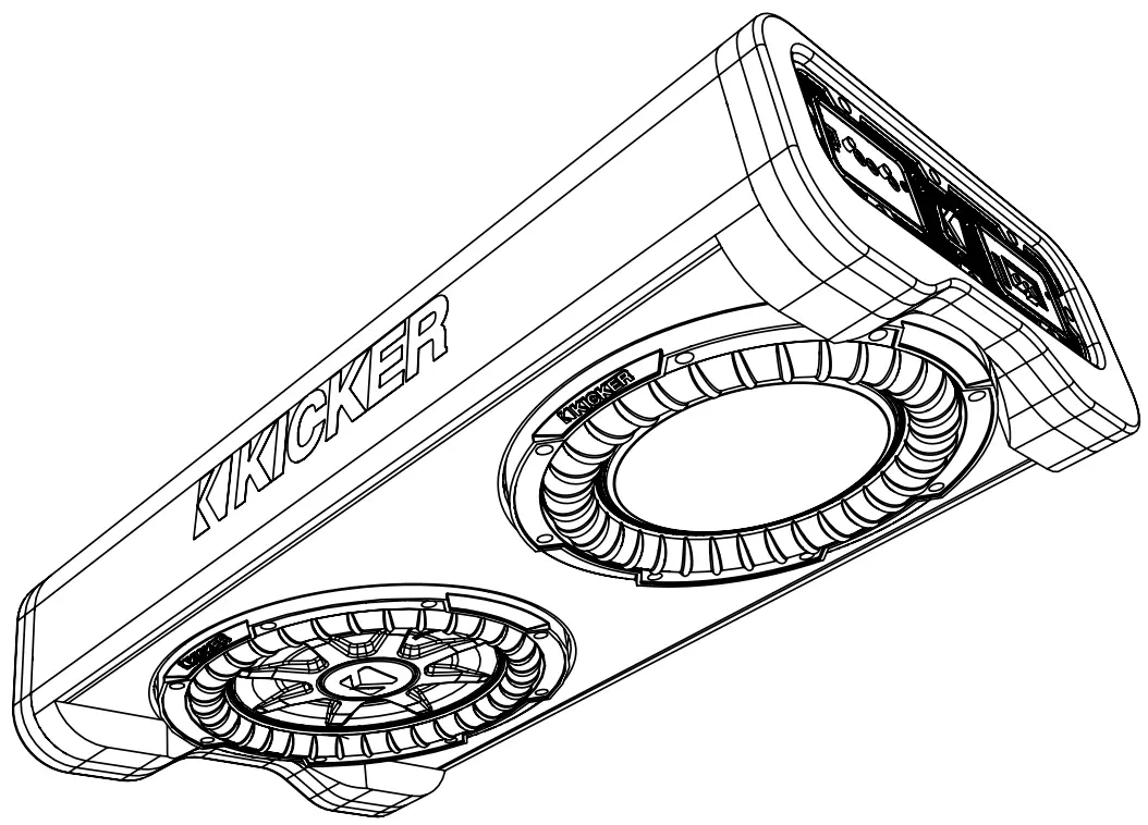 PTRTP Series Powered Down Firing Thin Profile Subwoofer Enclosure with Passive Radiator