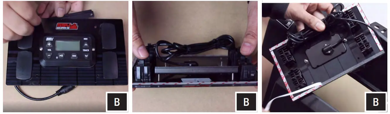 SSV WORKS RZ34 Q3K3 RZR 3 and RZR 4 Kicker 3 Speaker Audio Kit-fig63