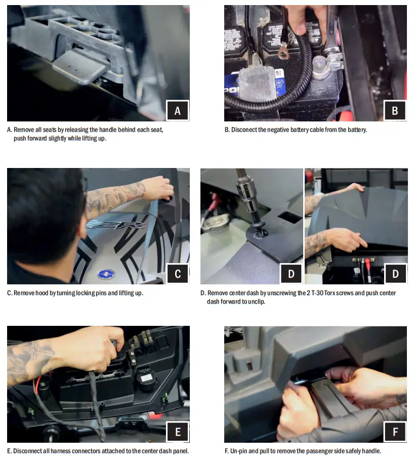 SSV WORKS RZ34 Q3K3 RZR 3 and RZR 4 Kicker 3 Speaker Audio Kit-fig7