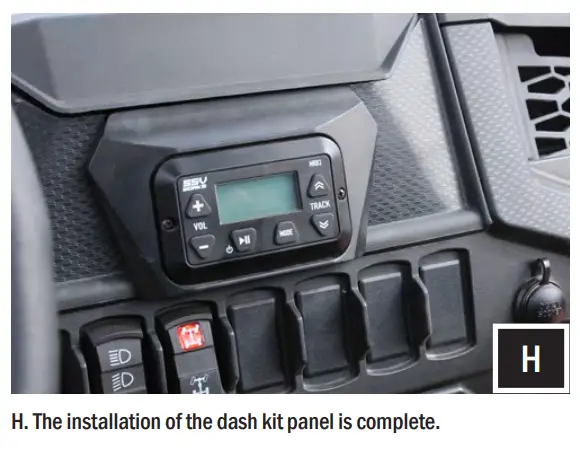 SSV WORKS RZ34 Q3K3 RZR 3 and RZR 4 Kicker 3 Speaker Audio Kit-fig73