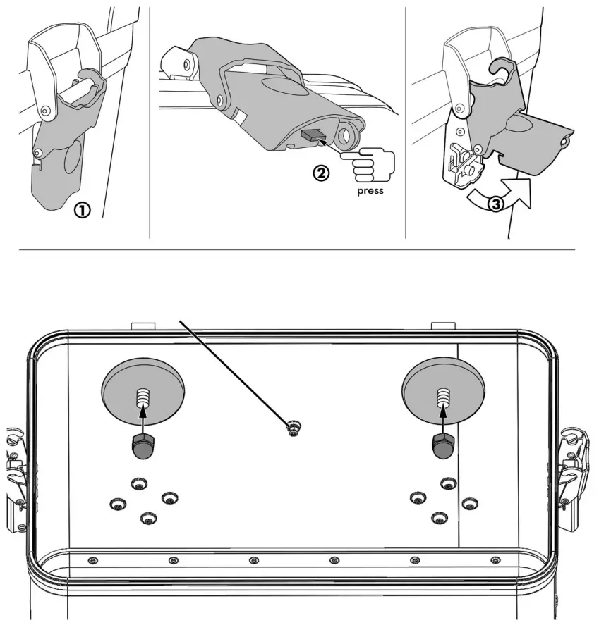 TOURATECH 01 420 5780 0 Mundo Bag System - Mounting2