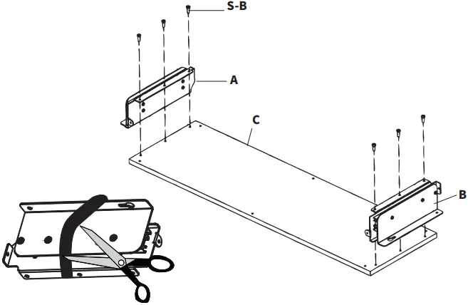 V I V O DESK-DR33-B Extra Long Under Desk Drawer A1