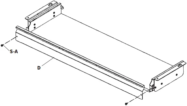 V I V O DESK-DR33-B Extra Long Under Desk Drawer A2