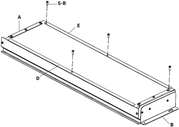 V I V O DESK-DR33-B Extra Long Under Desk Drawer A4
