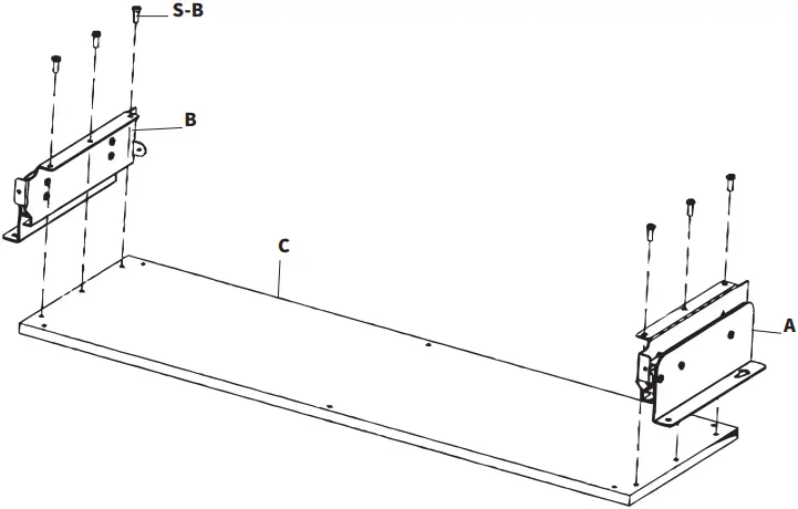 V I V O DESK-DR33-B Extra Long Under Desk Drawer C4