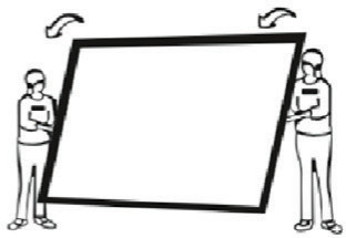 celexon 32422 061 HomeCinema Frame - FABRIC 4