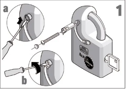BURG WACHTER 900 Alpha Titan High Security Padlock 01