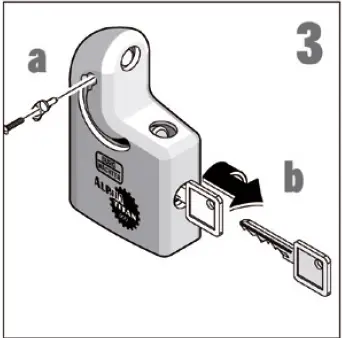BURG WACHTER 900 Alpha Titan High Security Padlock 03
