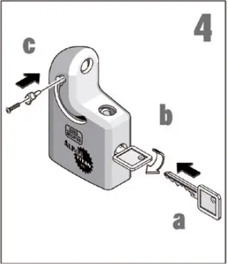 BURG WACHTER 900 Alpha Titan High Security Padlock 10