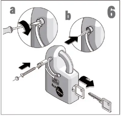 BURG WACHTER 900 Alpha Titan High Security Padlock 12