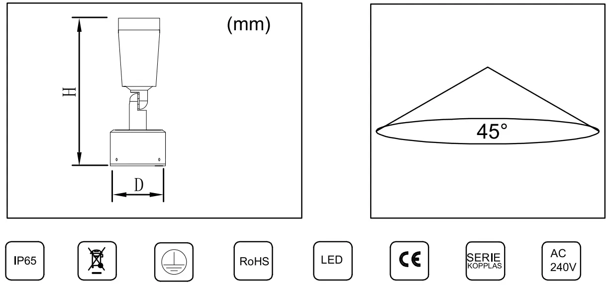 HALCYON EX113 Dimmable LED Wall Light - 1