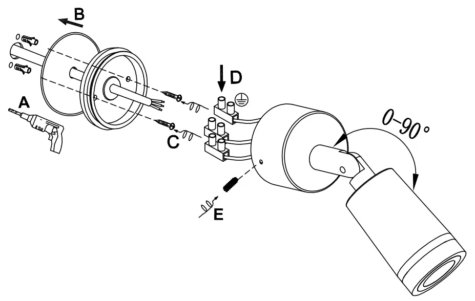HALCYON EX113 Dimmable LED Wall Light
