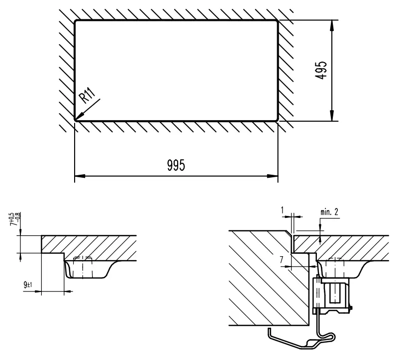 SCHOCK Cristadur Signus D100l 1 Bowl Cristadur Pure Black - fig 1