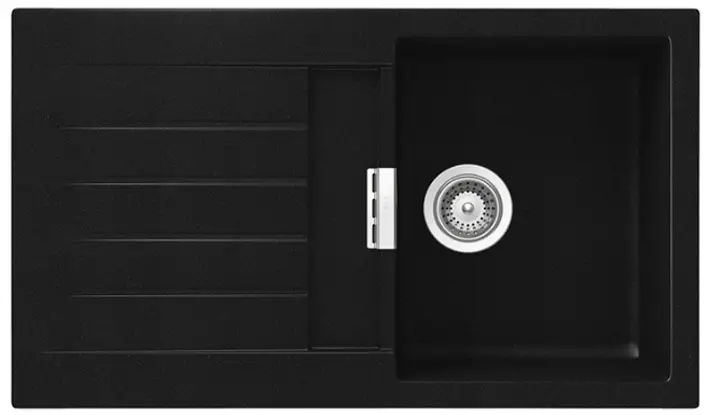 SCHOCK Cristadur Signus D100l 1 Bowl Cristadur Pure Black