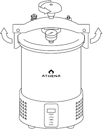 ATHENA Autoclave Portable Pressure Steam 02