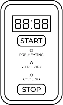 ATHENA Autoclave Portable Pressure Steam 10