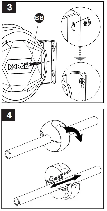 KOBALT SGY AIR265 Enclosed Retractable Reel with Poly Hybrid Air Hose - ASSEMBLY1
