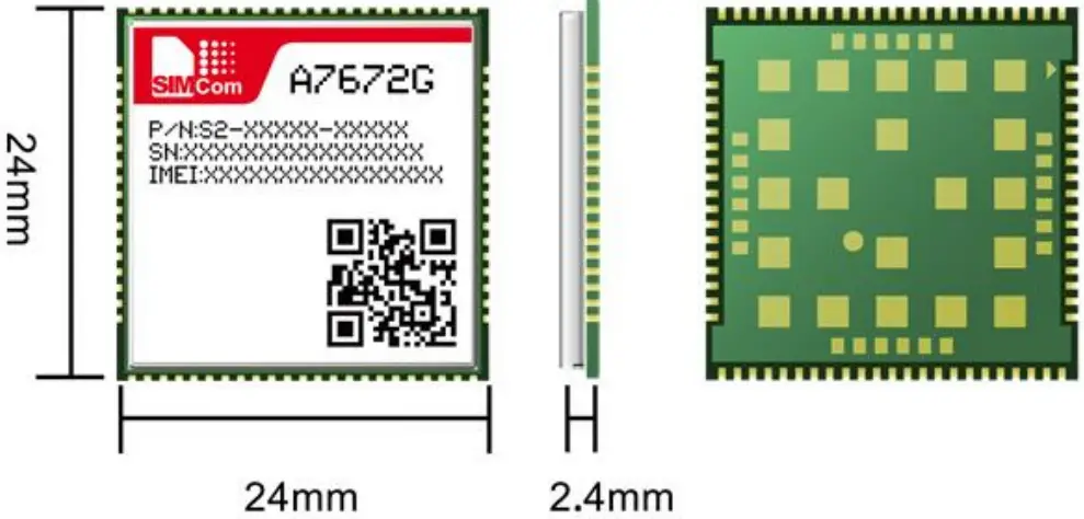 SIMcom A7670G LTE Cat 1 Module