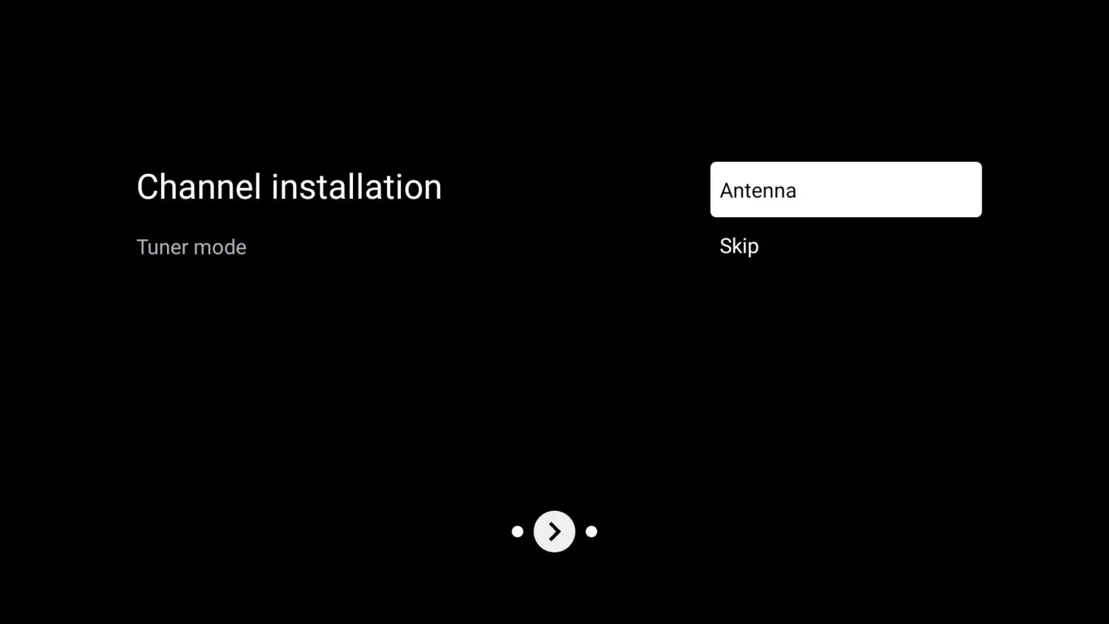 EKO K550USG 55 4K Ultra HD Google TV - Channel Installation 1
