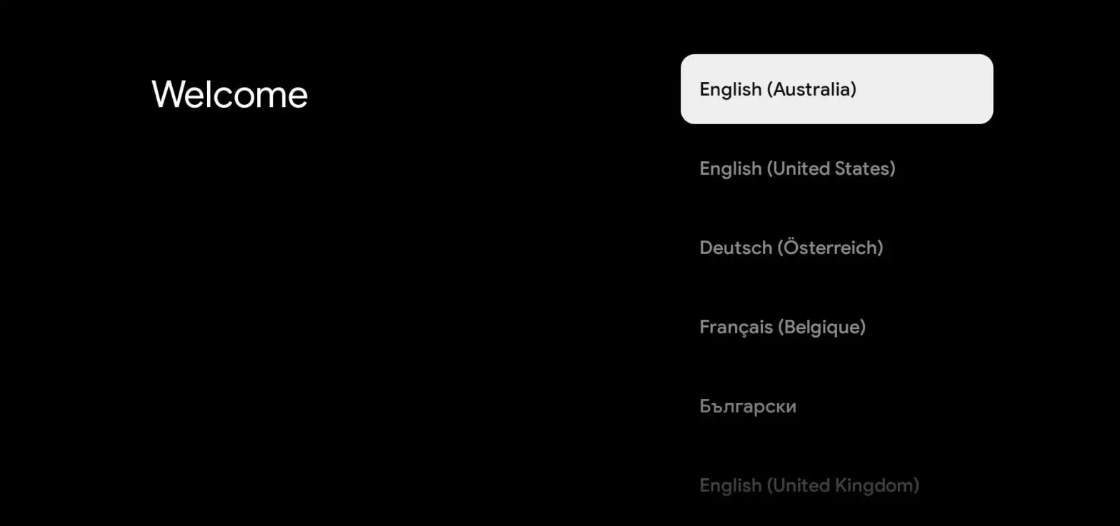 EKO K550USG 55 4K Ultra HD Google TV - INITIAL SETUP 2