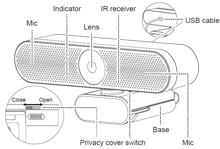 DEPSTECH-Webcam-DW50-4K-Webcam-with-Remote-fig-3