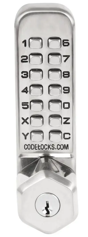 CODELOCKS CL210 Mortice Deadbolt with Key Override