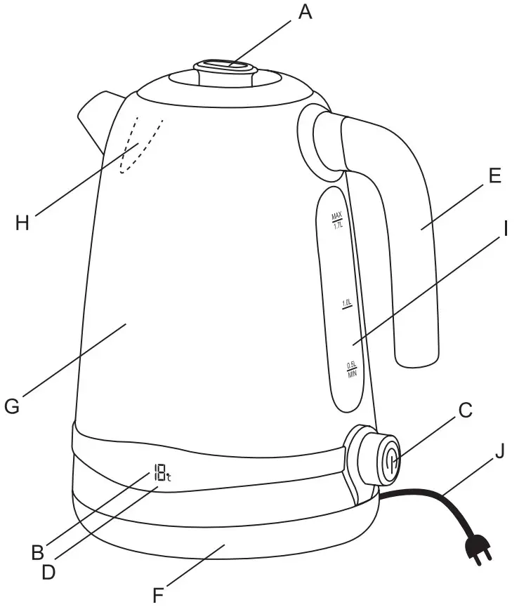 Atlanta ATH 2533 Electric Kettle - fig