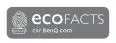 BenQ GS50 Digital Projector User Guide - ecoFACTS Logo