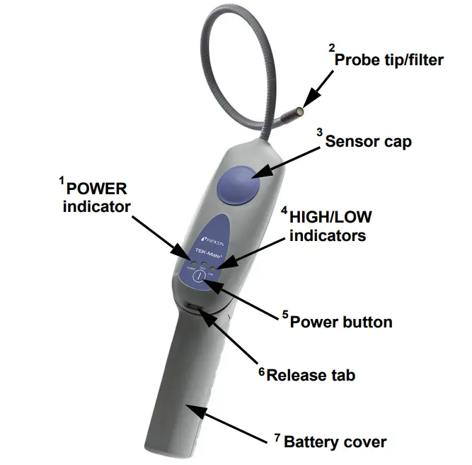 INFICON TEK-Mate Refrigerant Leak Detector - Parts