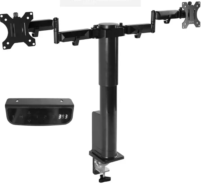 V I V O STAND-E-102A Electric Height Adjustable Dual Monitor Stand