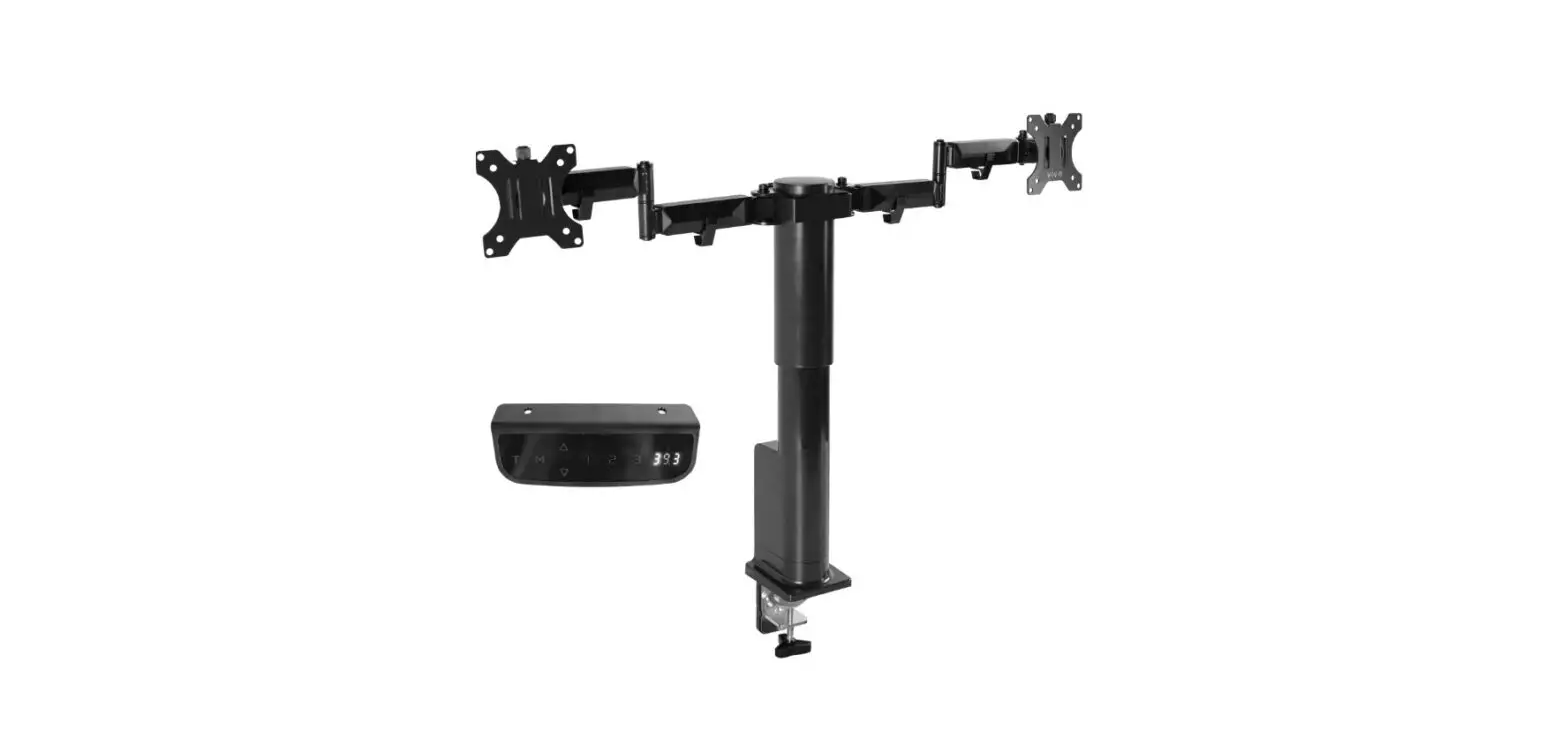 V I V O Stand-e-102a Electric Height Adjustable Dual Monitor Stand Instruction Manual