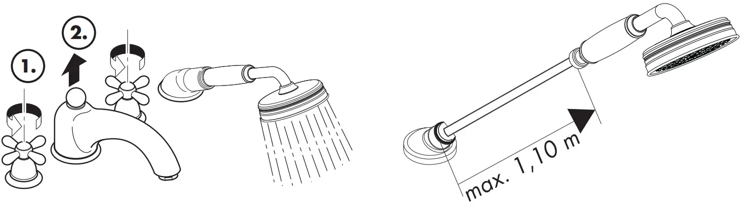 hansgrohe 17444090 Axor Carlton Bath Faucet - Fige9