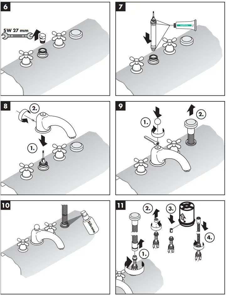 hansgrohe 17444090 Axor Carlton Bath Faucet - Figer 2