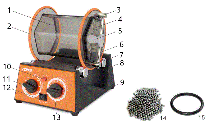 VEVOR-KD-68081-Jewelry-Polisher-Tumbler-fig-4