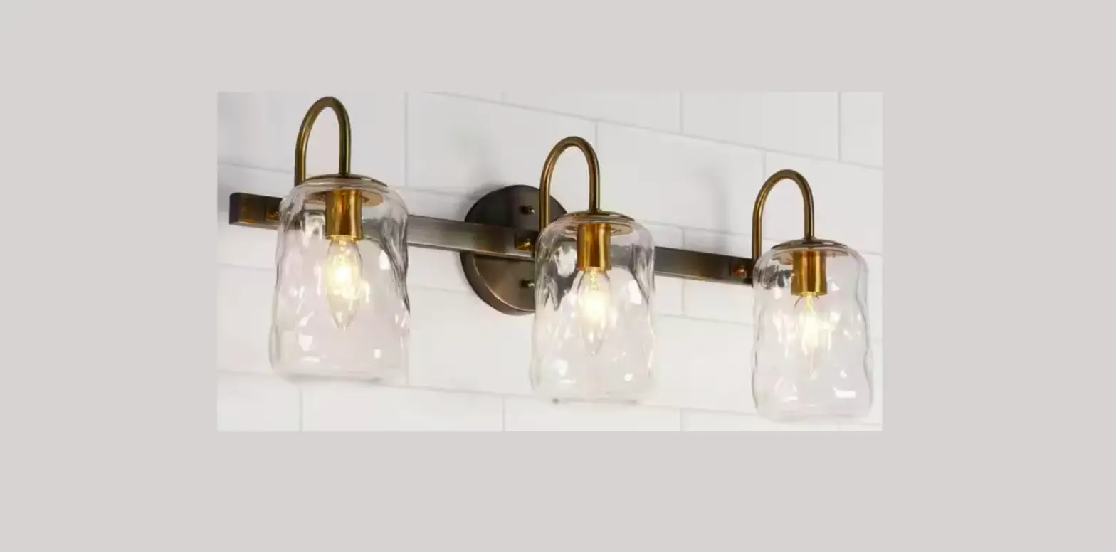 Lnc A05090w3 24 In 3 Light Brushed Black And Polished Gold Led Instruction Manual